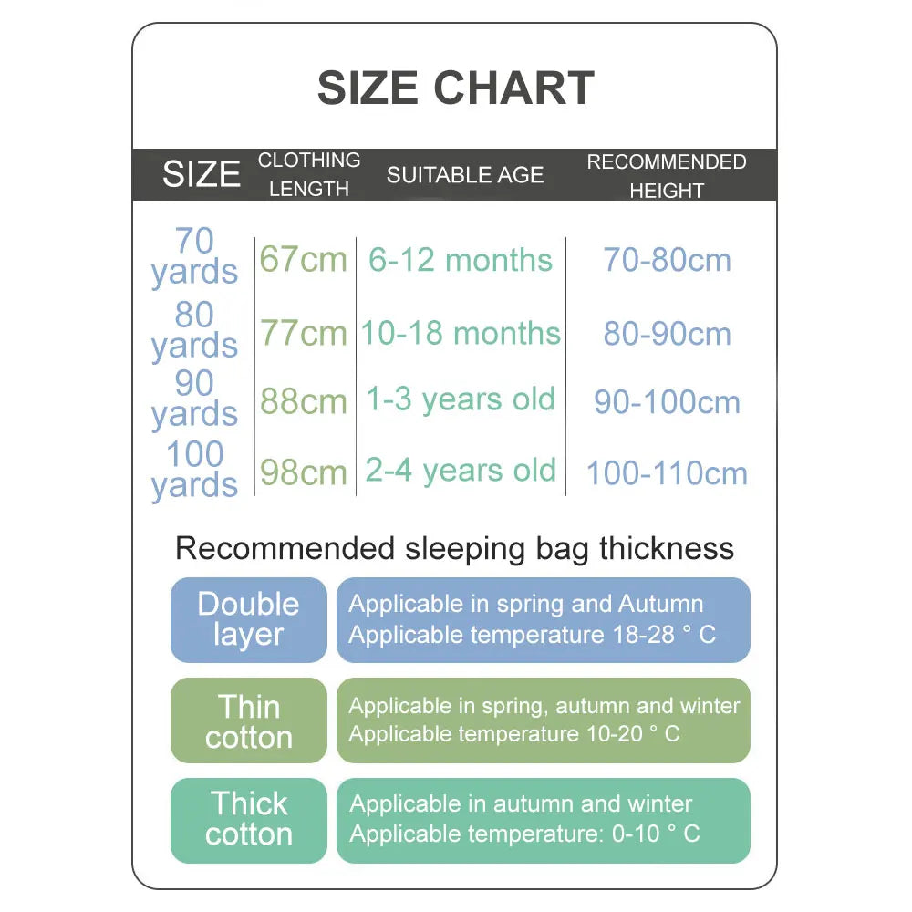 Baby Cartoon Split-legged Sleepsacks With Detachable Sleeves For Boys Girls Children's Sleeping Bag Autumn And Winter Thickened