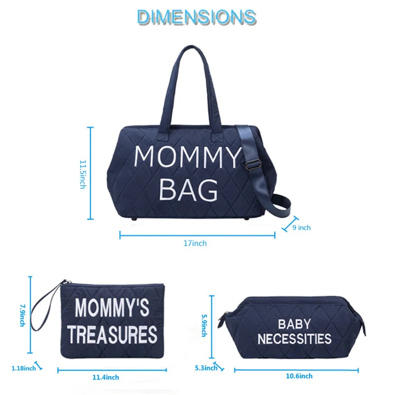 PANGDUBE 5pcs/set Mom Bag Waterproof Baby Diaper Bag Backpack for Moms Fashion Maternity Packages Mommy Baby Bag