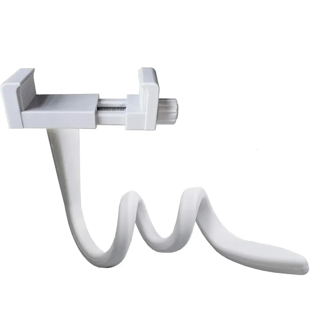 Universal Baby Monitor Holder Flexible Twisting Bracket Webcam Stand Mount Hole-Free Crib Cradle Rod