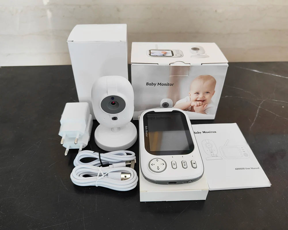 ABM600 Baby Monitor 3.5 Inch Baby Monitor Camera LCD 2.4G Mother Kid Two-way Audio Babysitter Surveillance Camera Video Radio