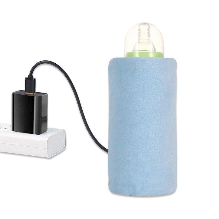 Baby Bottle Warmer Insulation Cover USB Car Portable